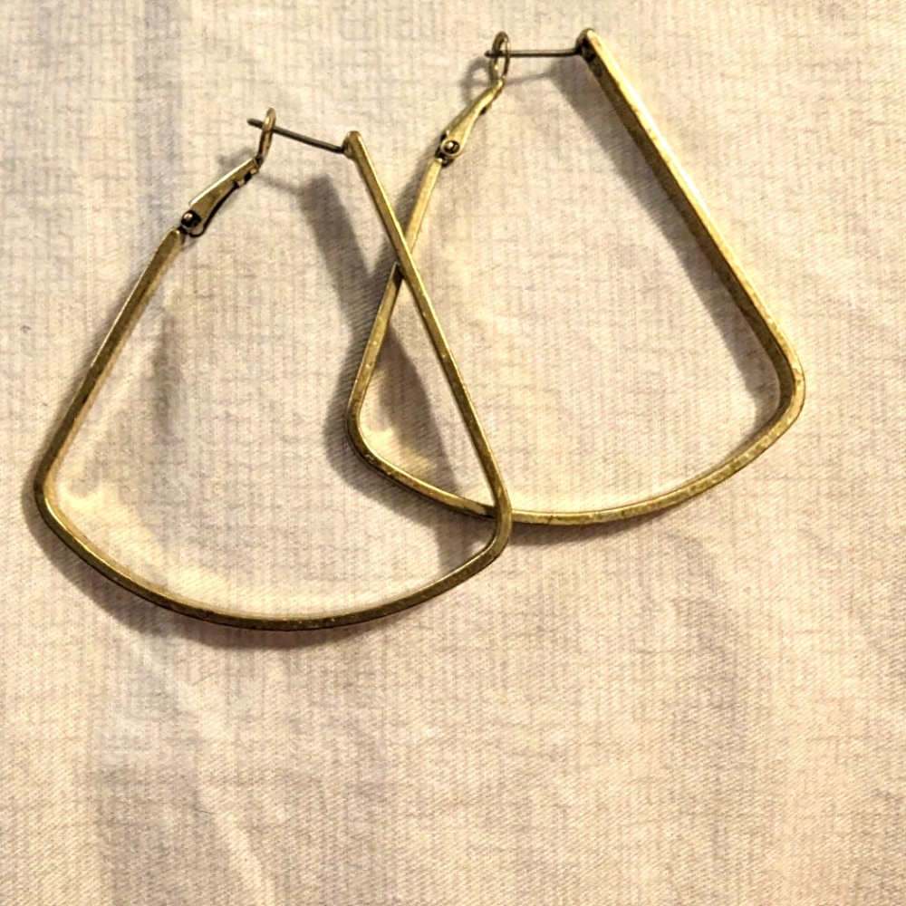 Gold earrings